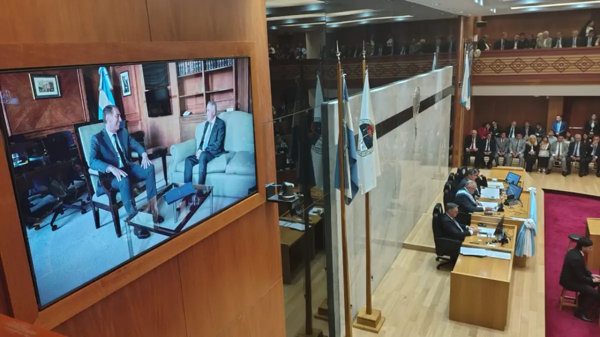 EN LA LEGISLATURA. Jaldo habló durante más de una hora en el recinto. LA GACETA/FOTO DE DIEGO ARÁOZ 