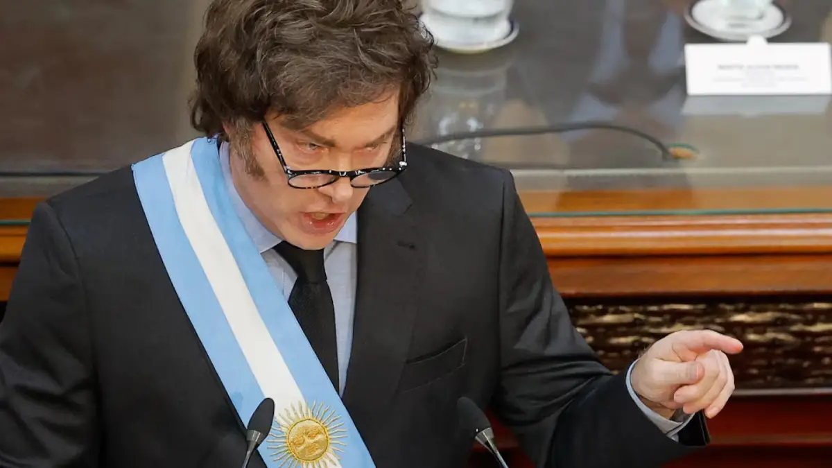 Javier Milei en el Congreso