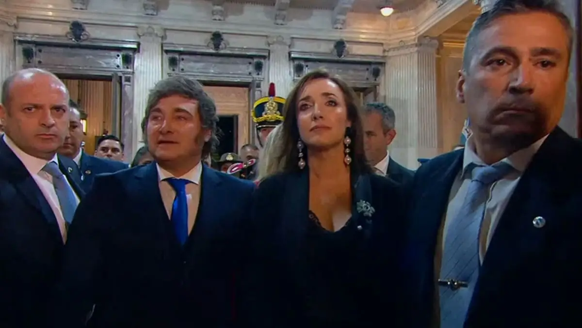 Milei ya está en el Congreso