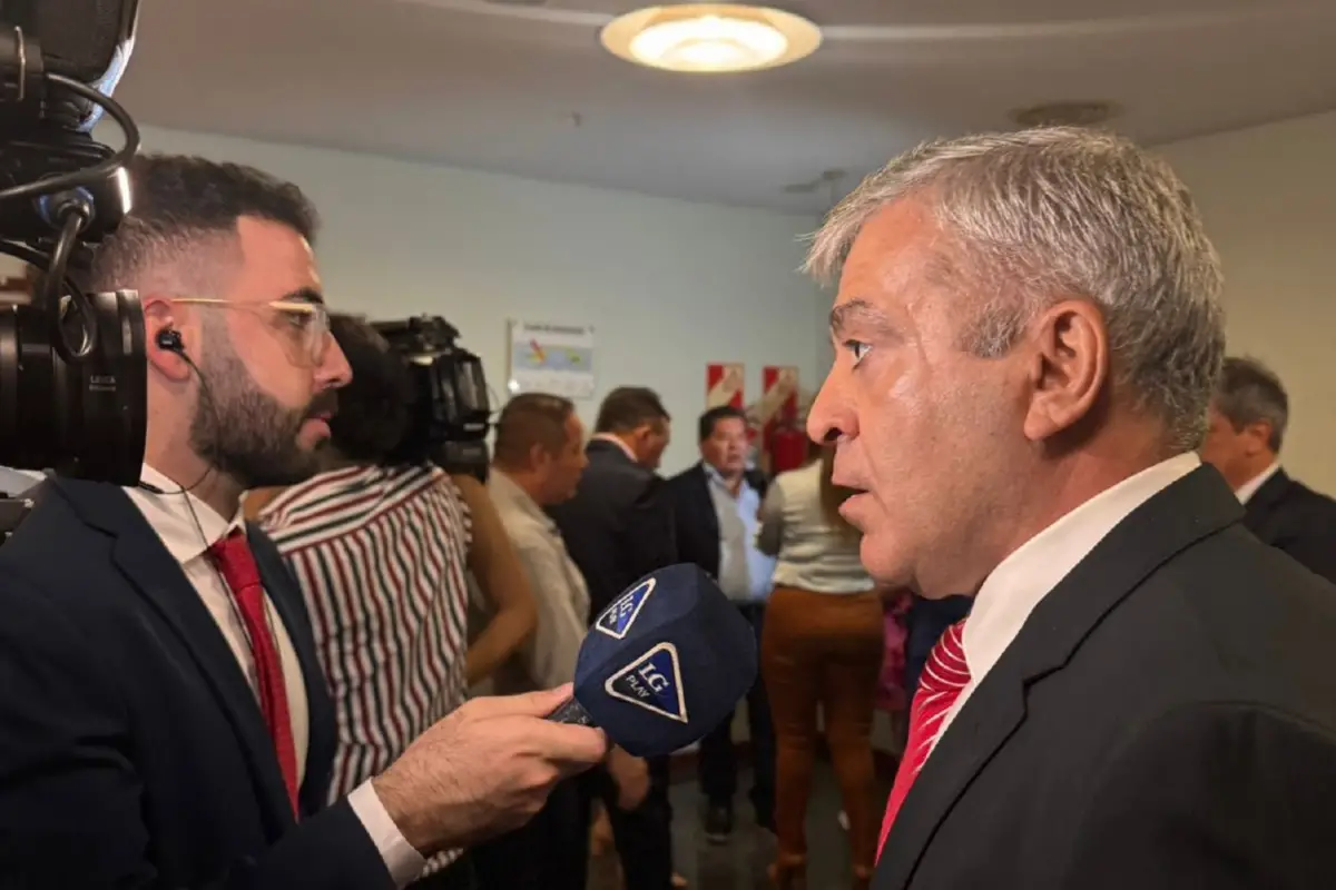 CUESTIONAMIENTOS. Cano habló luego del discurso de Jaldo. 