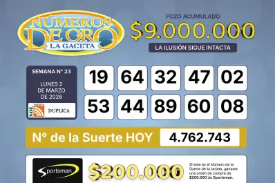 Los Números de Oro de LA GACETA del 2 de marzo de 2026