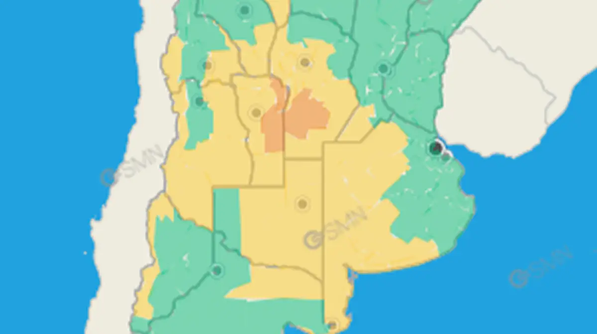 El SMN advirtió tormentas, vientos fuertes y lluvias ne todo el país. 