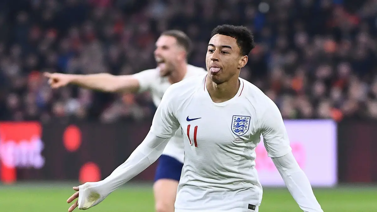 JERARQUÍA. Jesse Lingard jugó el Mundial de Rusia donde Inglaterra llegó a semifinales.