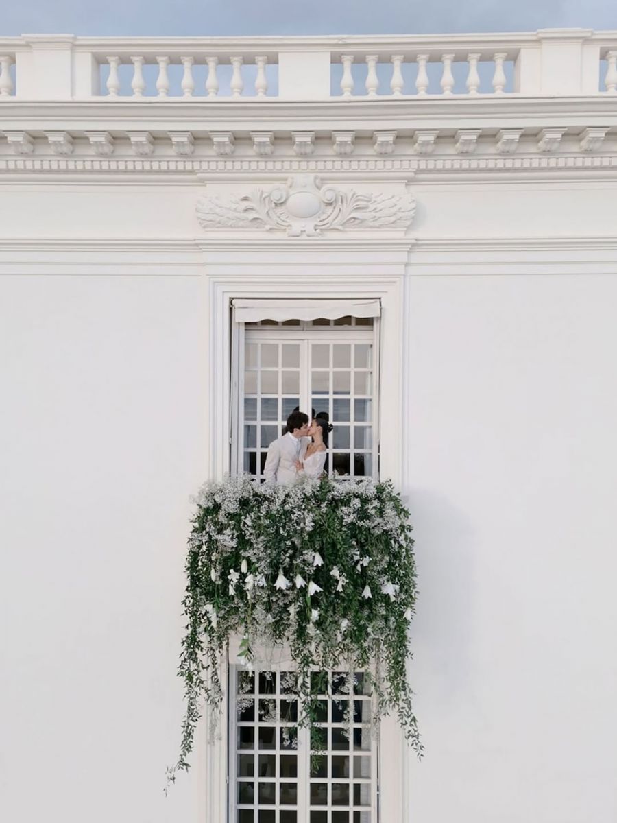 El álbum de fotos y los detalles del casamiento del piloto de F-1 Charles Leclerc y Alexandra Saint Mleux