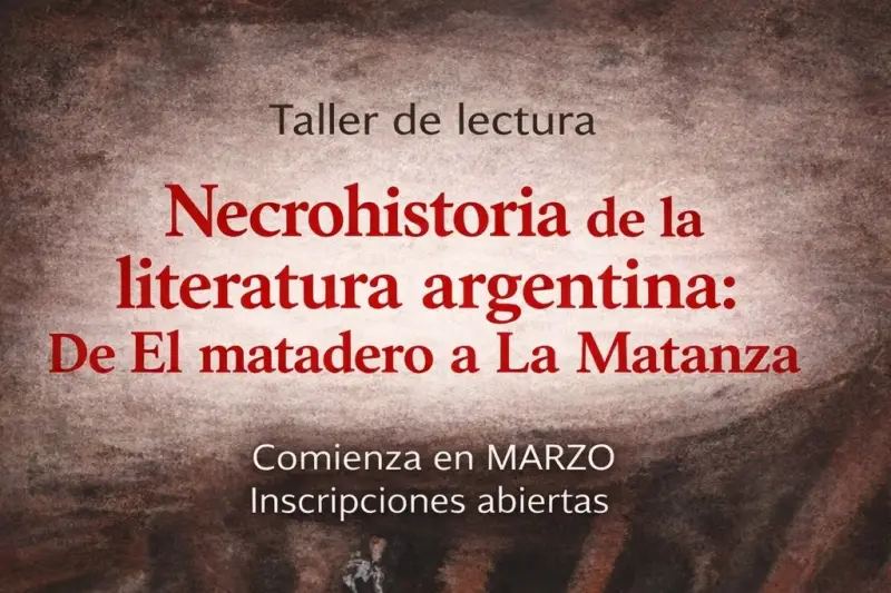 Agustín Conde De Boeck brindará un taller para repensar la literatura argentina