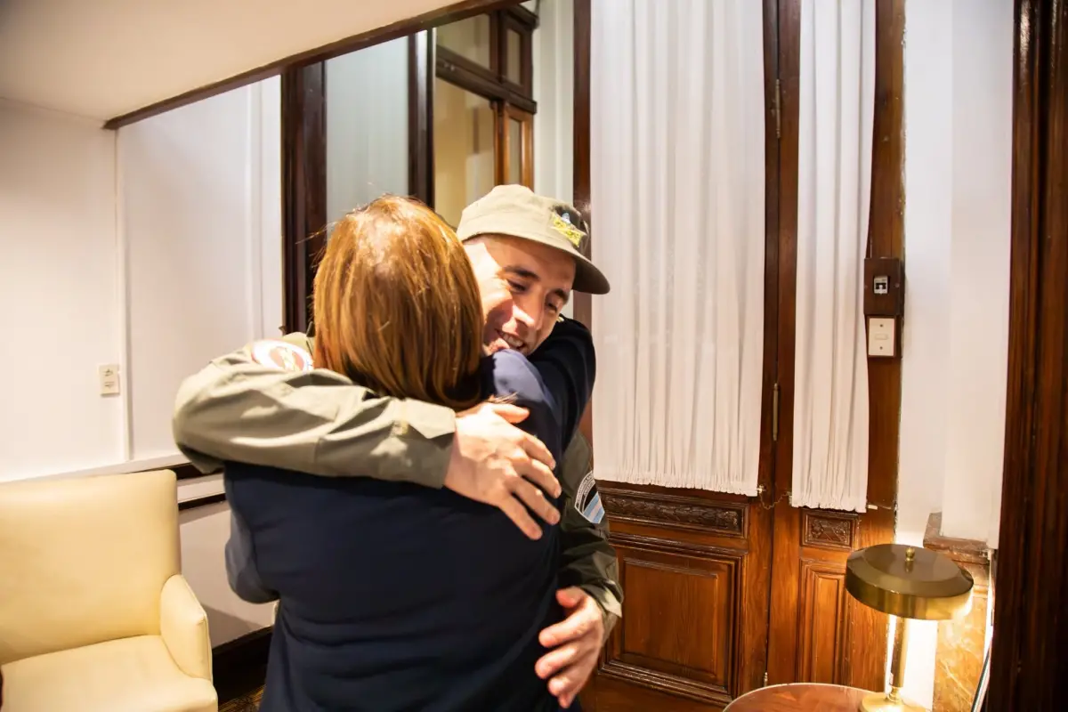 SENADO. Patricia Bullrich y Nahuel Gallo se reunieron. 