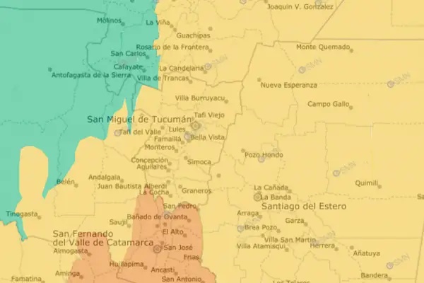 El tiempo del fin de semana: Tucumán, bajo alerta amarilla por tormentas