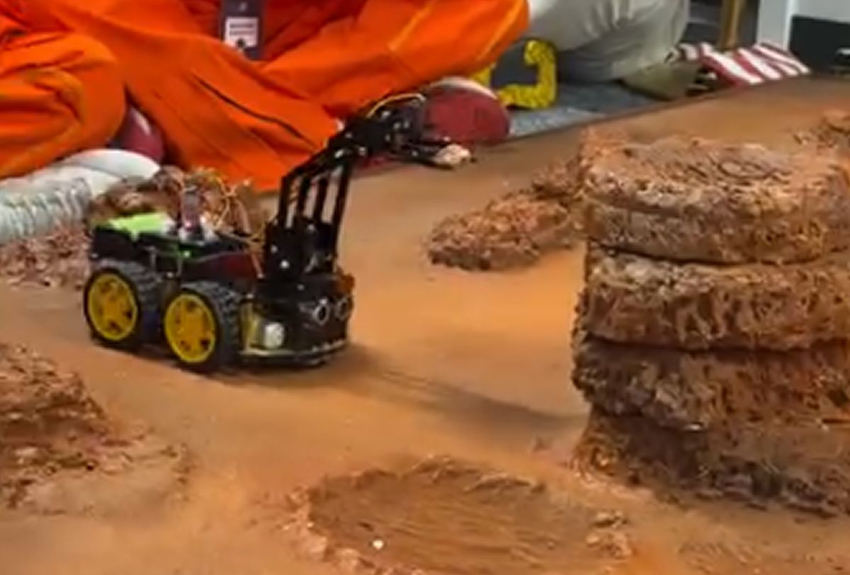 EL ROBOT. Un estudiante argentino ganó un desafío internacional de la NASA con un robot para Marte. / NASA