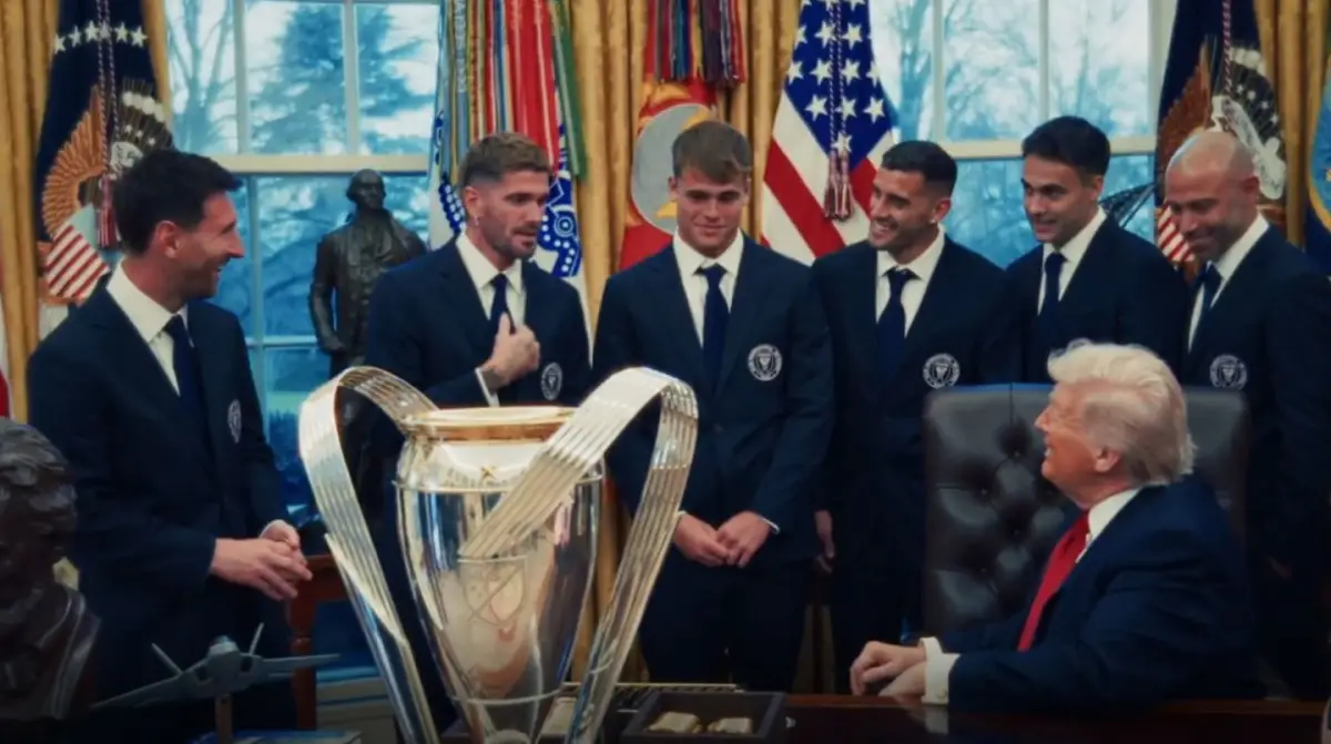La Casa Blanca publicó un video con momentos inéditos del encuentro entre Messi y Trump