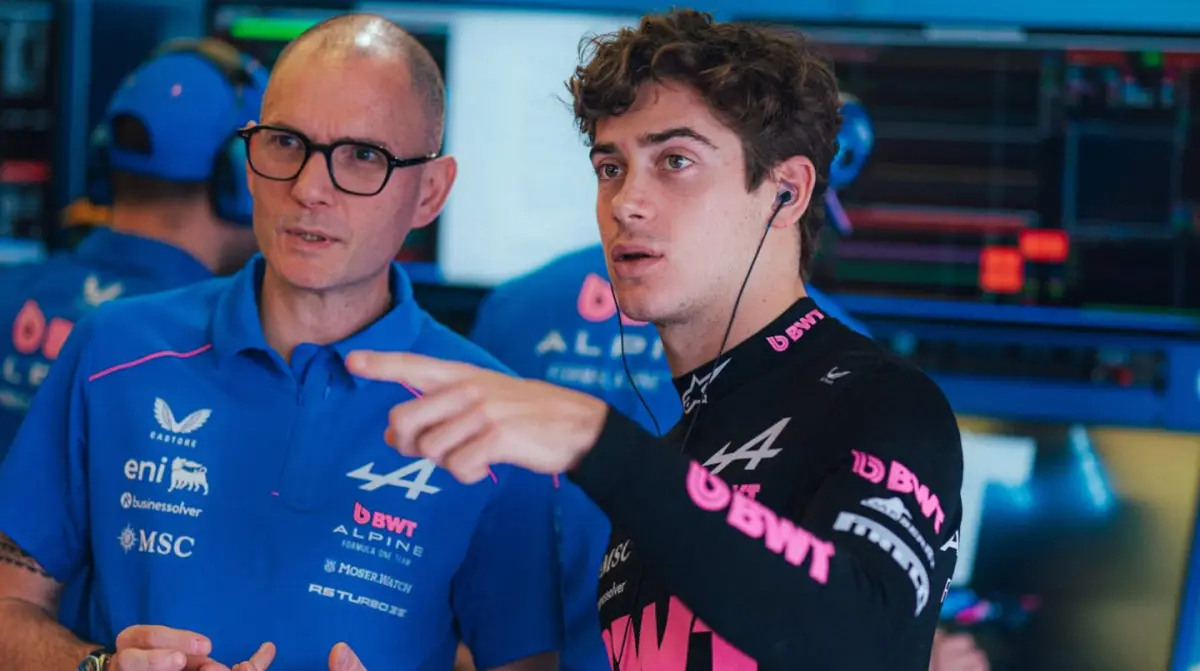 EXPECTANTE. Colapinto espera mejorar el rendimiento en la última práctica y la clasificación.