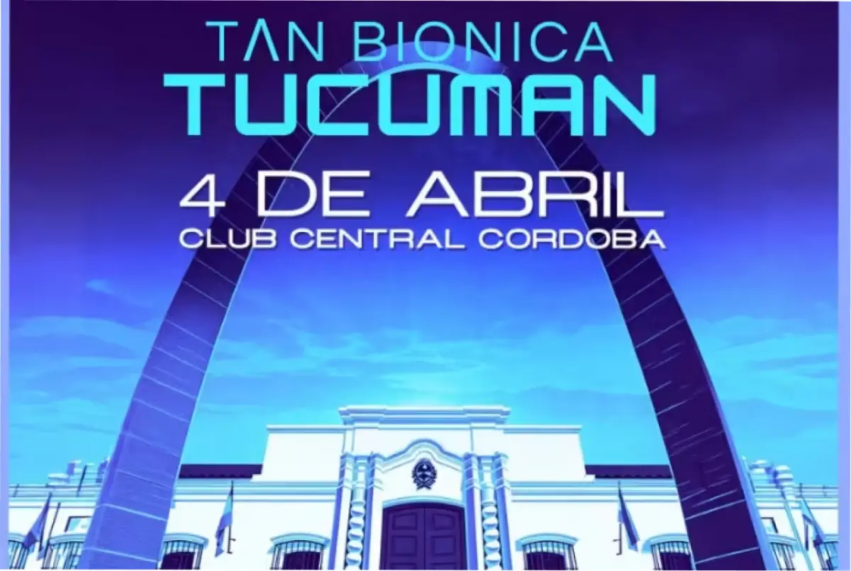 Las entradas para Tan Biónica en Tucumán.