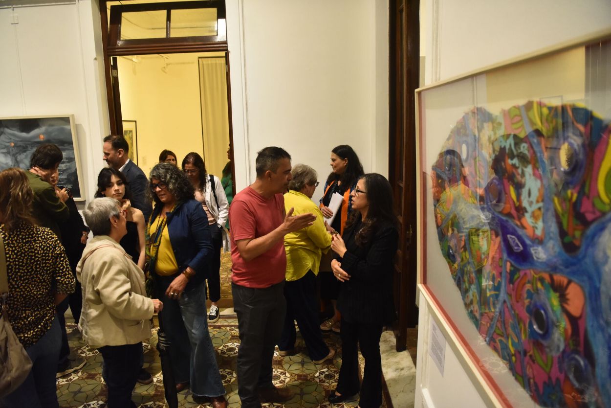 MUCHO PÚBLICO. La exposición permanecerá hasta el 22 de marzo.