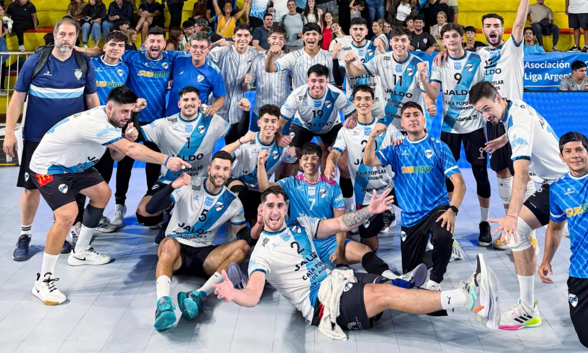 El Lobo está a un paso de meterse entre los cuatro mejores de la Liga Argentina de Voleibol.