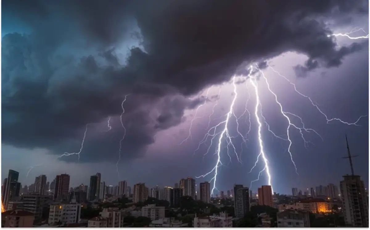 Bajo alerta meteorológica naranja, una peligrosa tormenta cubrirá gran parte del país