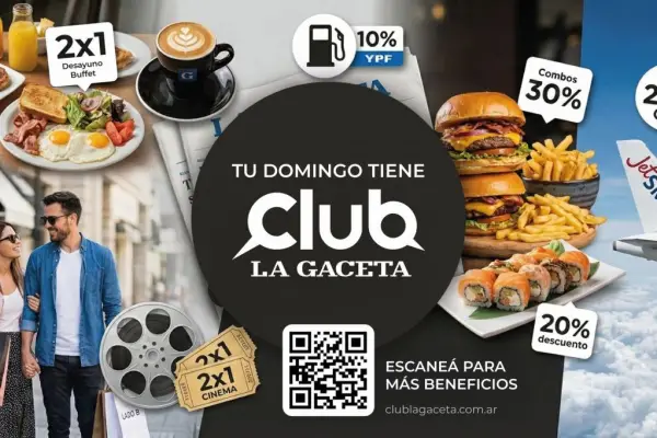 El domingo se disfruta más con los beneficios del Club LA GACETA