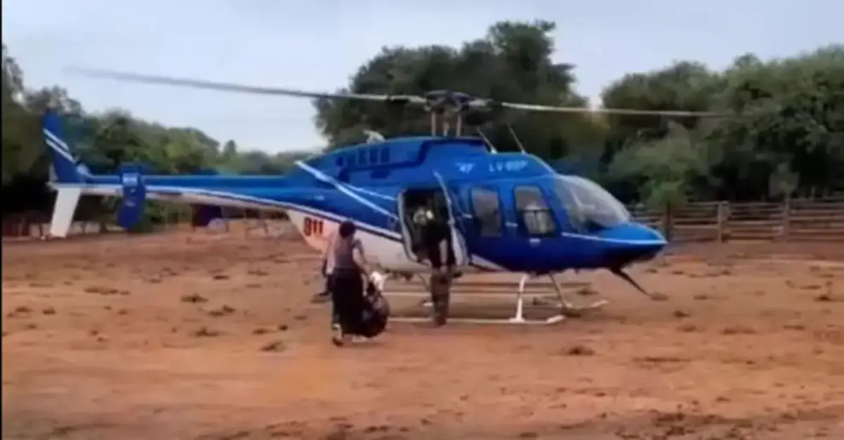 Salta: una directora de escuela rural fue mordida por un murciélago y debió ser trasladada de urgencia por el helicóptero sanitario