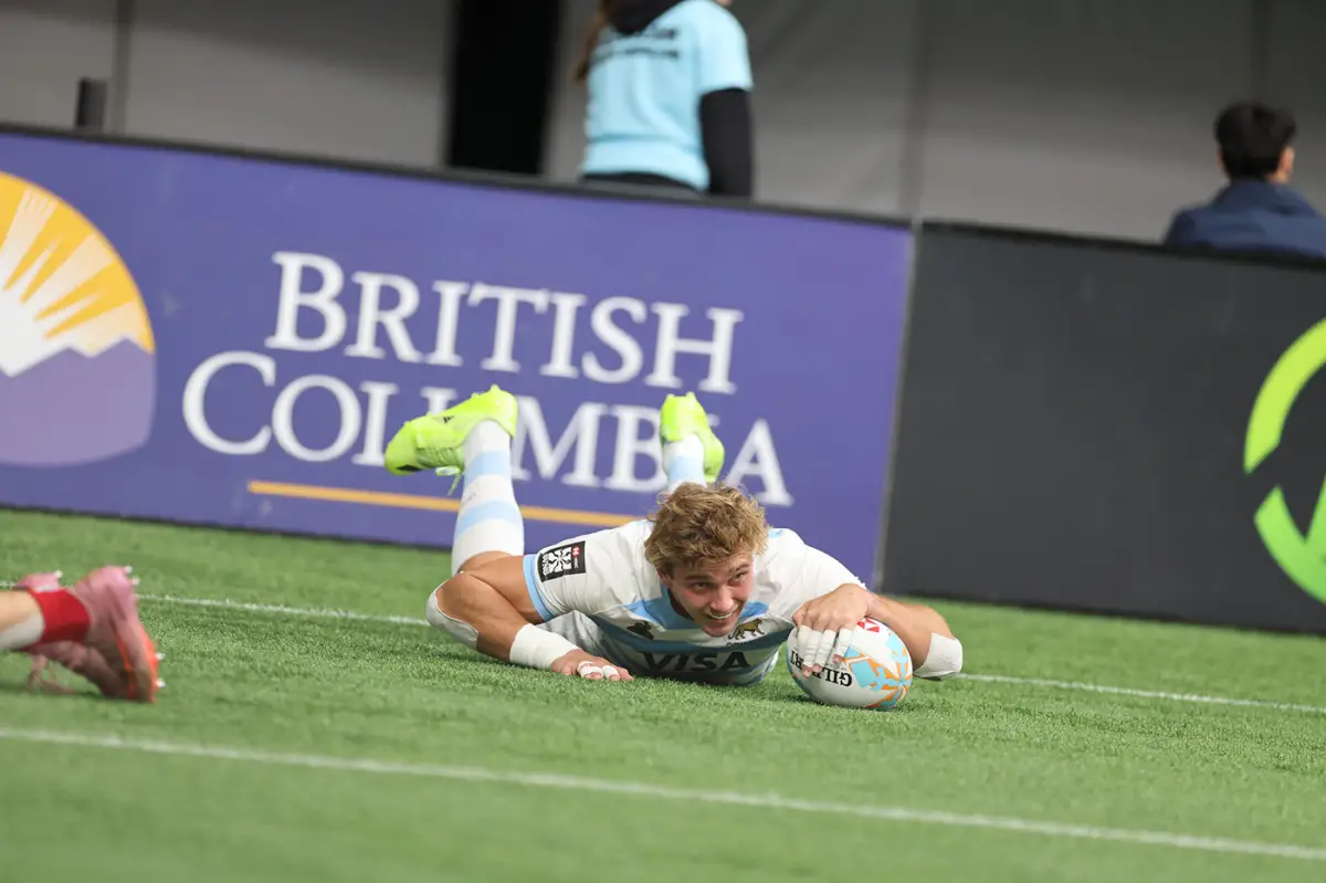 Santino Zangara, de Los Pumas 7's.