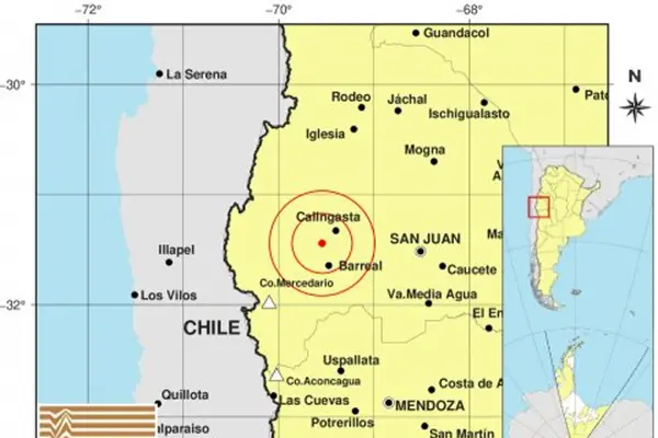 Un intenso sismo con réplicas sacudió San Juan este lunes a la madrugada