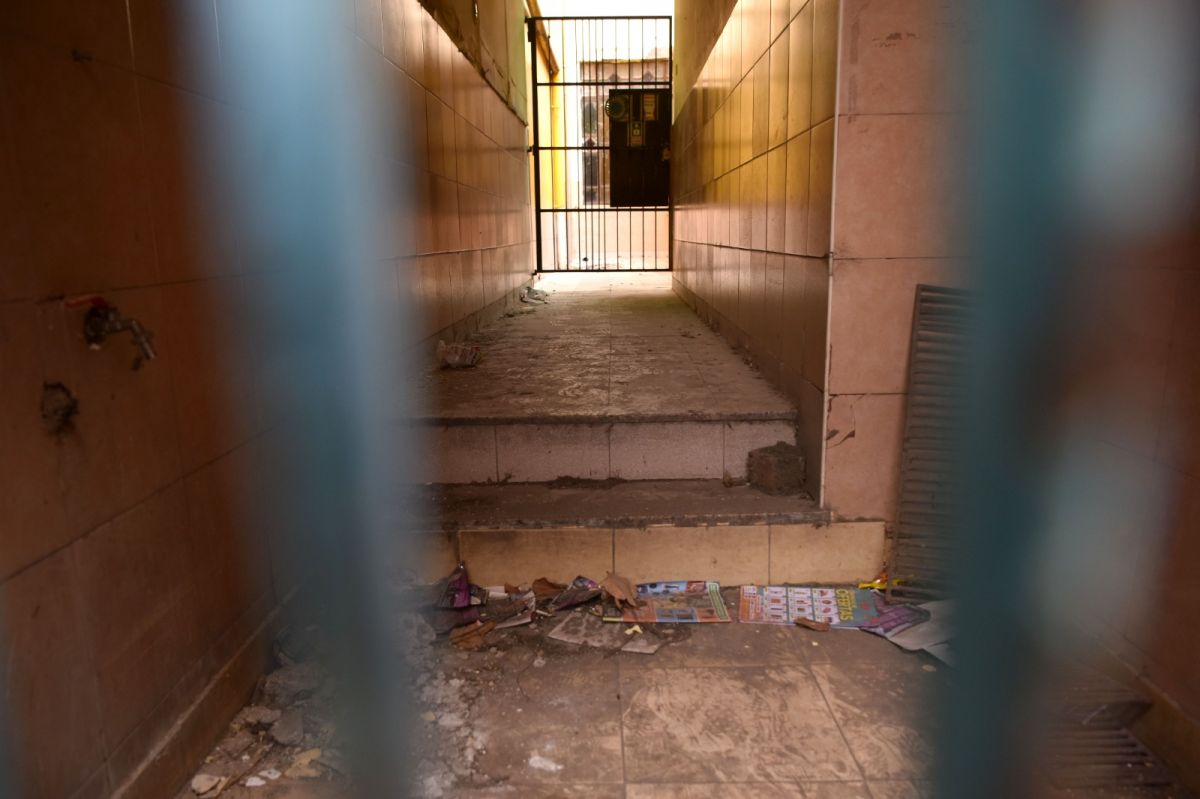 CIERRE. La escuela está en peligro de derrumbe desde 2022. LA GACETA/ Foto de María Silvia Granara.