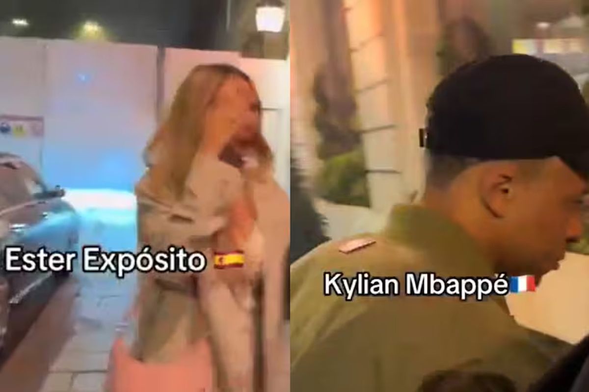 Romance confirmado: Ester Expósito y Mbappé juntos en un hotel de París