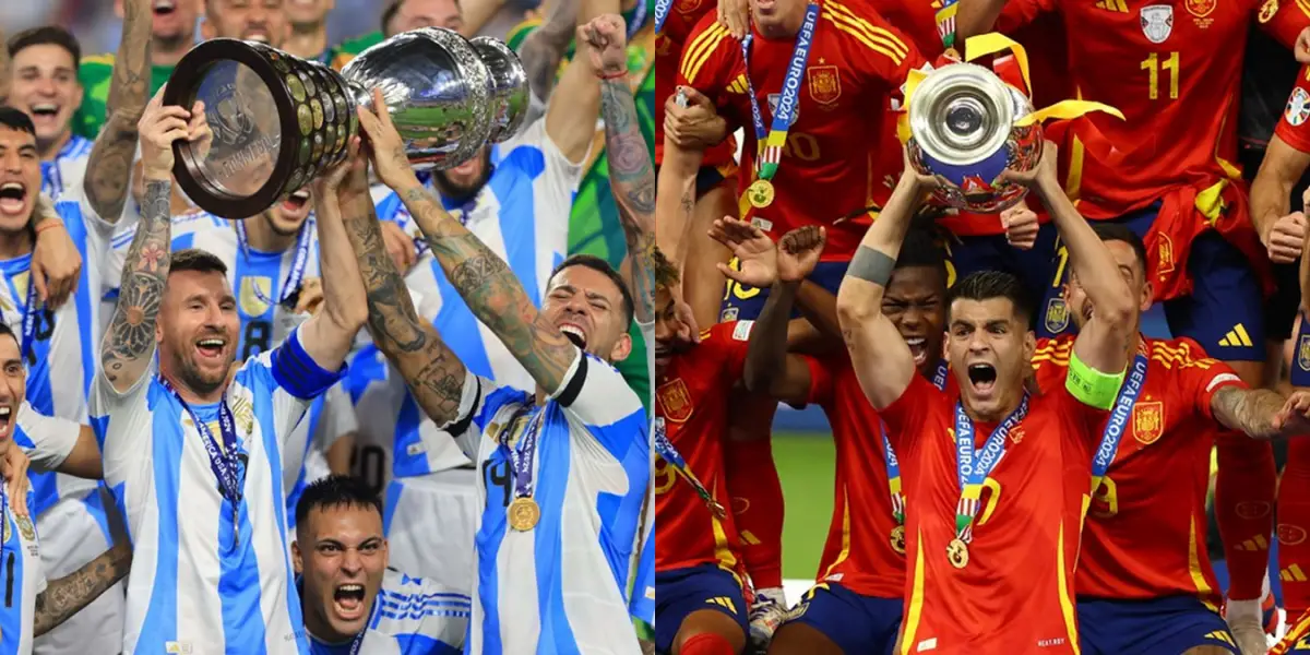 SIN SEDE. Argentina y España deben enfrentarse en la Finalissima, aunque la organización evalúa un nuevo estadio para disputar el encuentro.