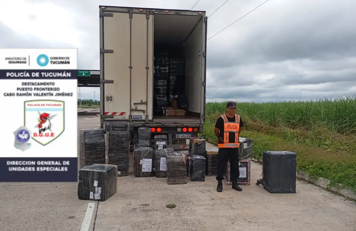 Desde perfumes árabes hasta iPhones: secuestran un camión con mercadería de contrabando en la ruta 9