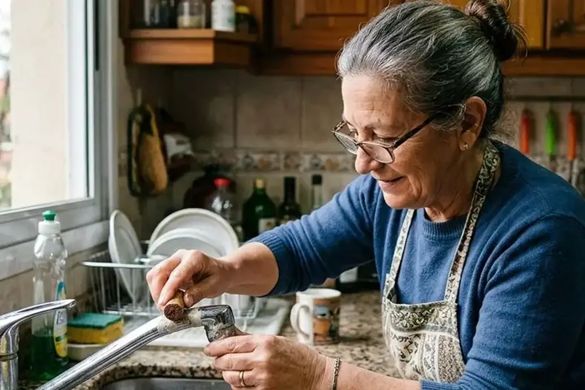Cómo recuperar la presión de agua usando solo un corcho: conocé el paso a paso