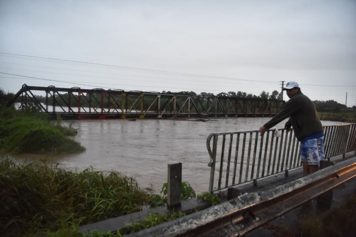 RÍOS. El caudal de los cursos de agua del sur creció considerablemente.