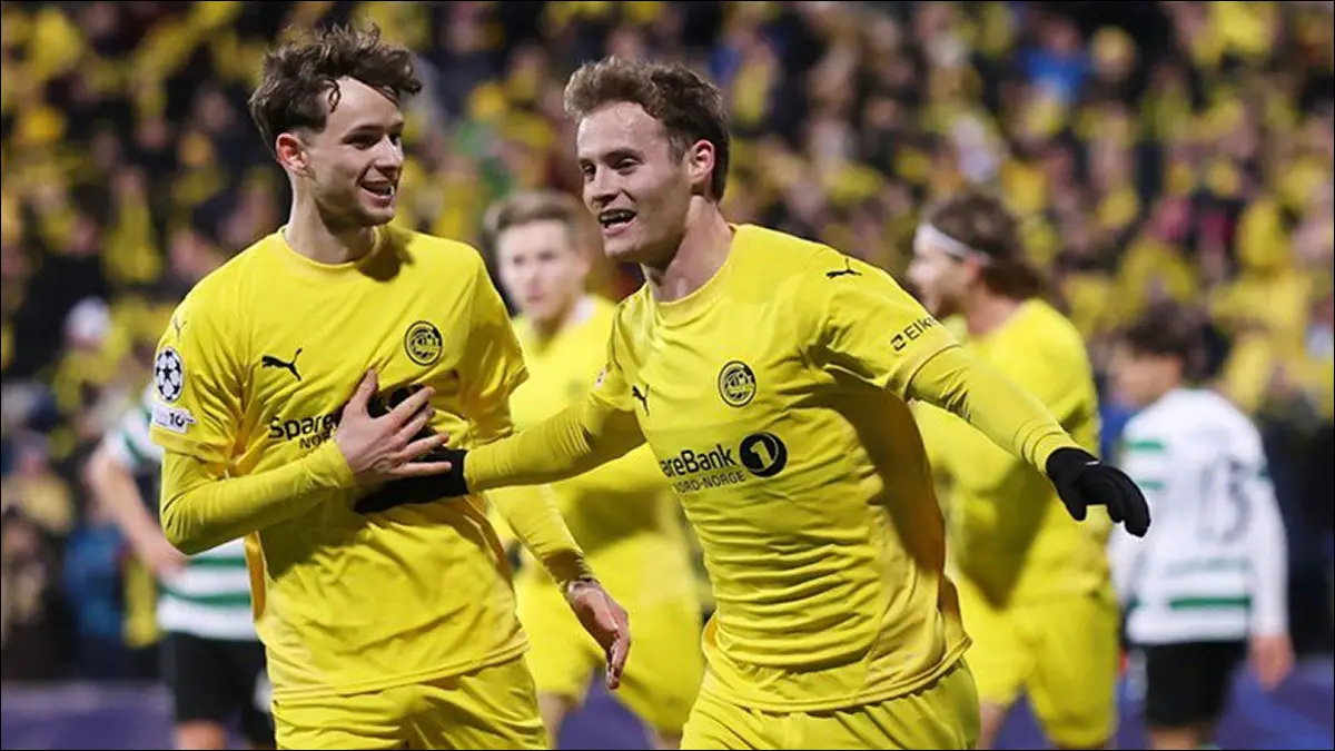 SORPRESA. El Bodo/Glimt dominó el partido en el Ártico y tomó una ventaja importante ante Sporting Lisboa en los octavos de la Champions League.