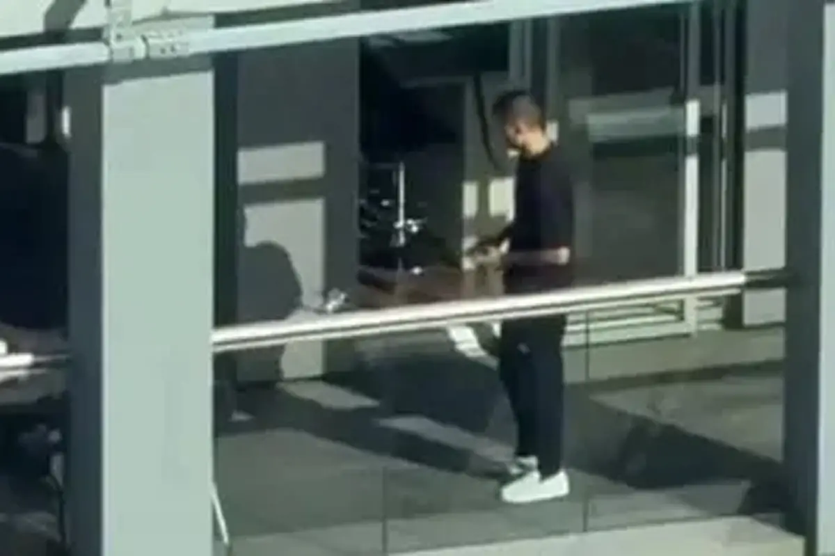 Rodri utilizó un dron en Manchester.