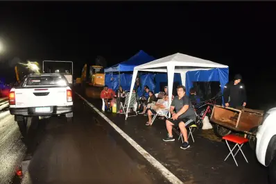 Lluvias intensas en Tucumán: unas 300 familias pasaron la noche en la ruta