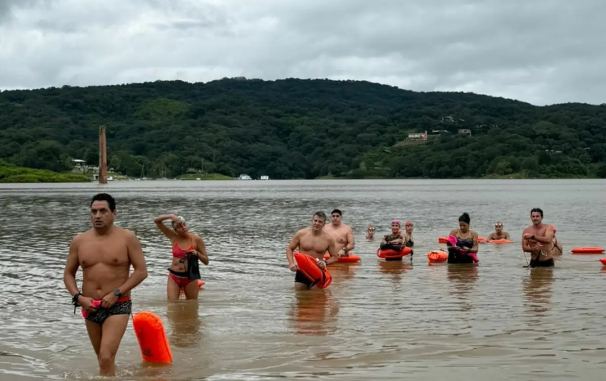 TRAVESÍA SOLIDARIA. Nadadores recorrerán cuatro kilómetros en aguas abiertas para visibilizar la lucha contra el cáncer infantil y reunir fondos para el Hospital del Niño Jesús. / CORTESÍA FERNANDA CASTILLO