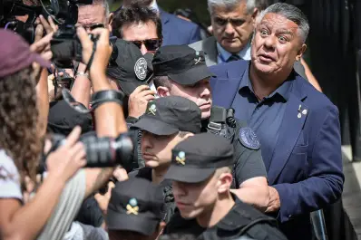 Quiero que la Finalissima se juegue en el Monumental: la frase de Claudio Tapia, luego de salir de Tribunales