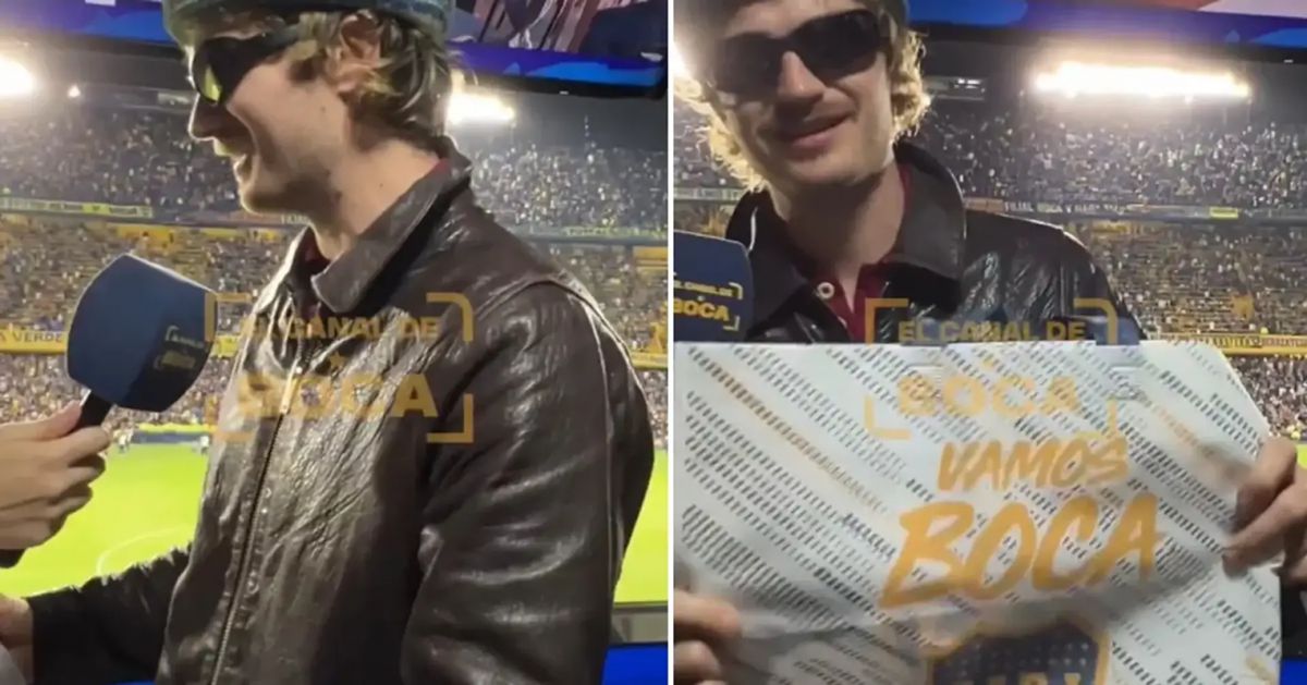 Quién es el actor de Stranger Things que visitó Argentina y vió el partido de Boca