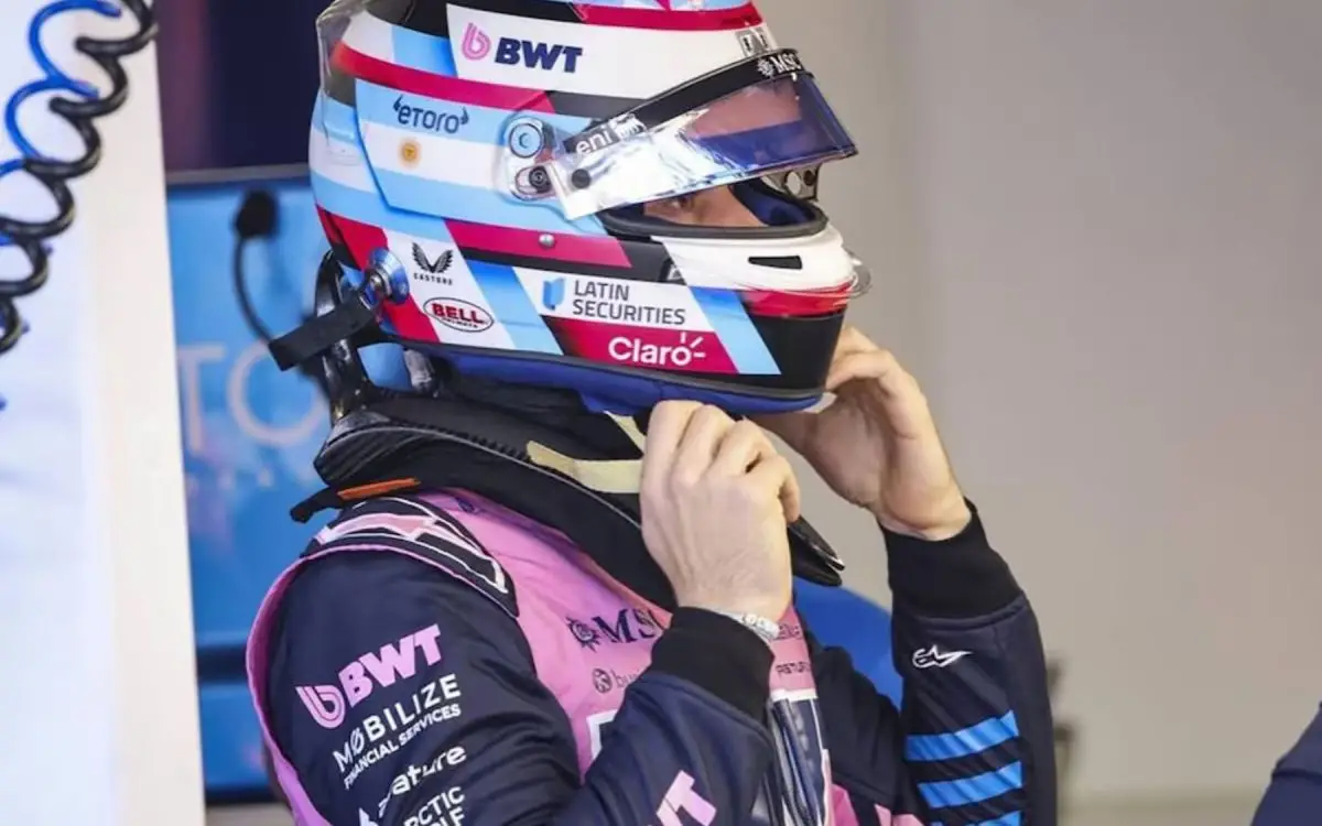 ¡Colapinto ya está listo para salir a pista!