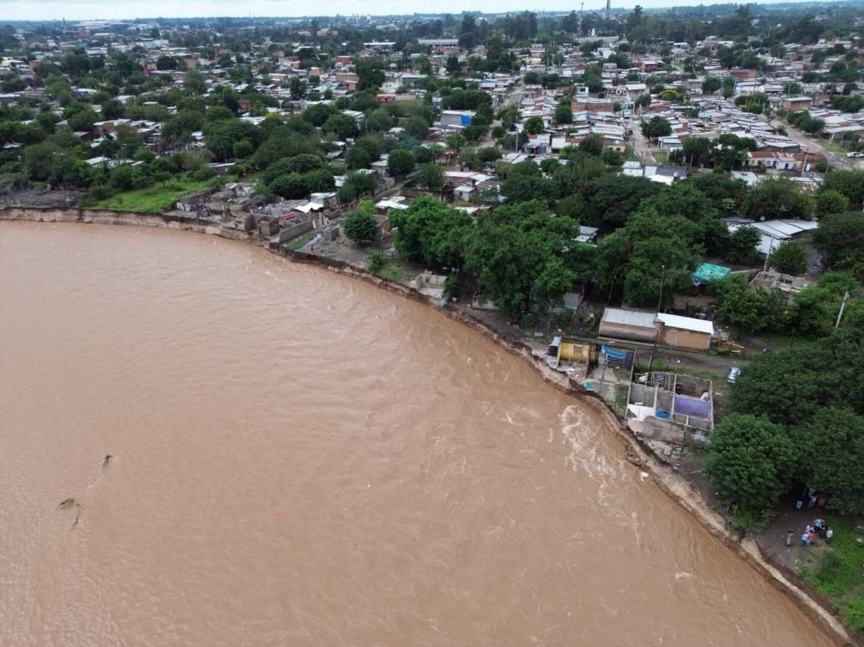El agua bajó y quedó a la vista el desastre en La Madrid