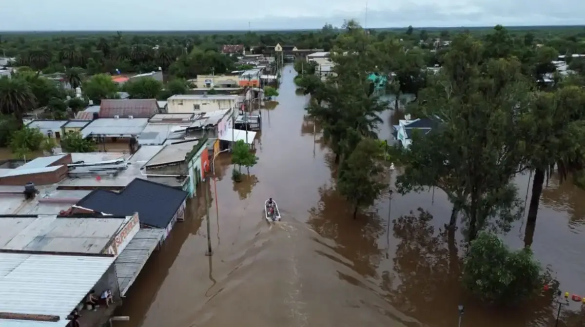 Emergencia hídrica en La Madrid. LA GACETA / FOTOS DE MATÍAS VIEITO
