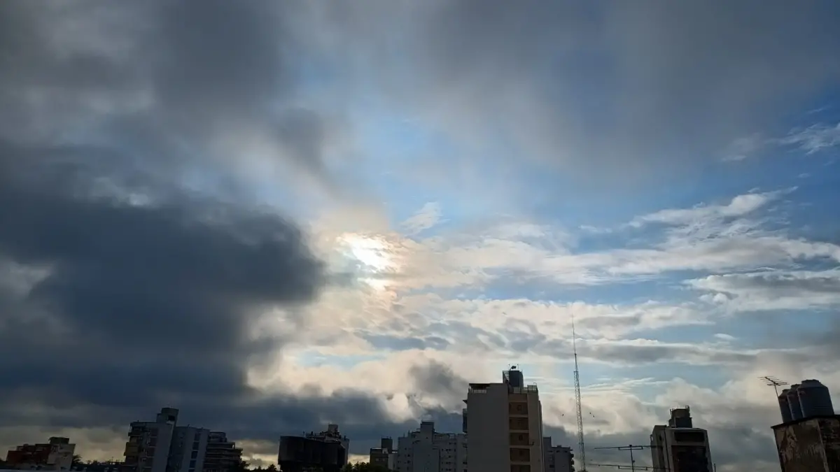 El cielo de la capital. 