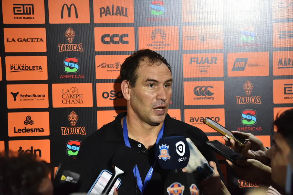 Galindo se mostró disconforme con el rendimiento de Tarucas.