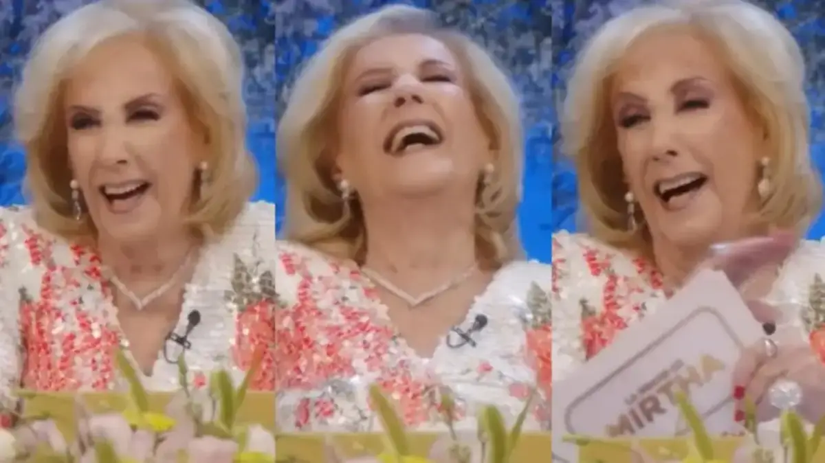 Mirtha Legrand tuvo un ataque de risa en pleno programa: la anécdota que le causó incomodidad