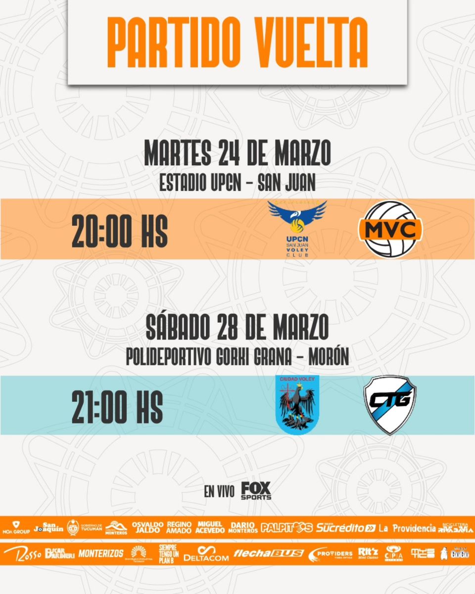 Semis solidarias de vóley: las entradas en Monteros serán donaciones para los inundados