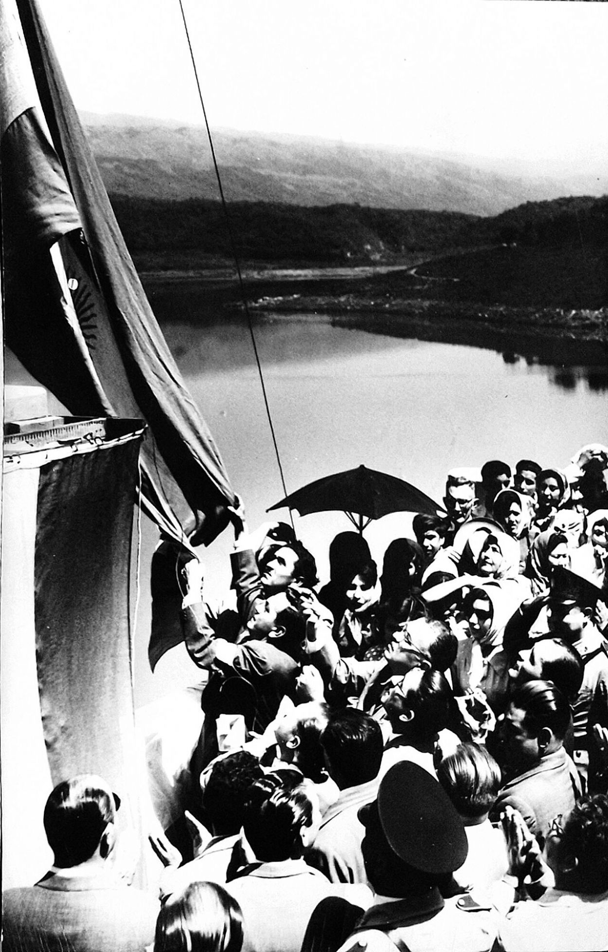 Recuerdos fotográficos: 1951. Se inaugura el dique de Escaba, un lago en la montaña