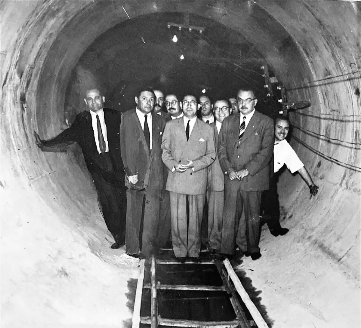 Recuerdos fotográficos: 1986. 1951. Se inaugura el dique de Escaba, un lago en la montaña