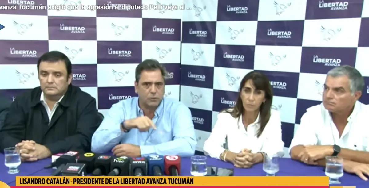 Dirigentes de La Libertad Avanza. CAPTURA DE VIDEO
