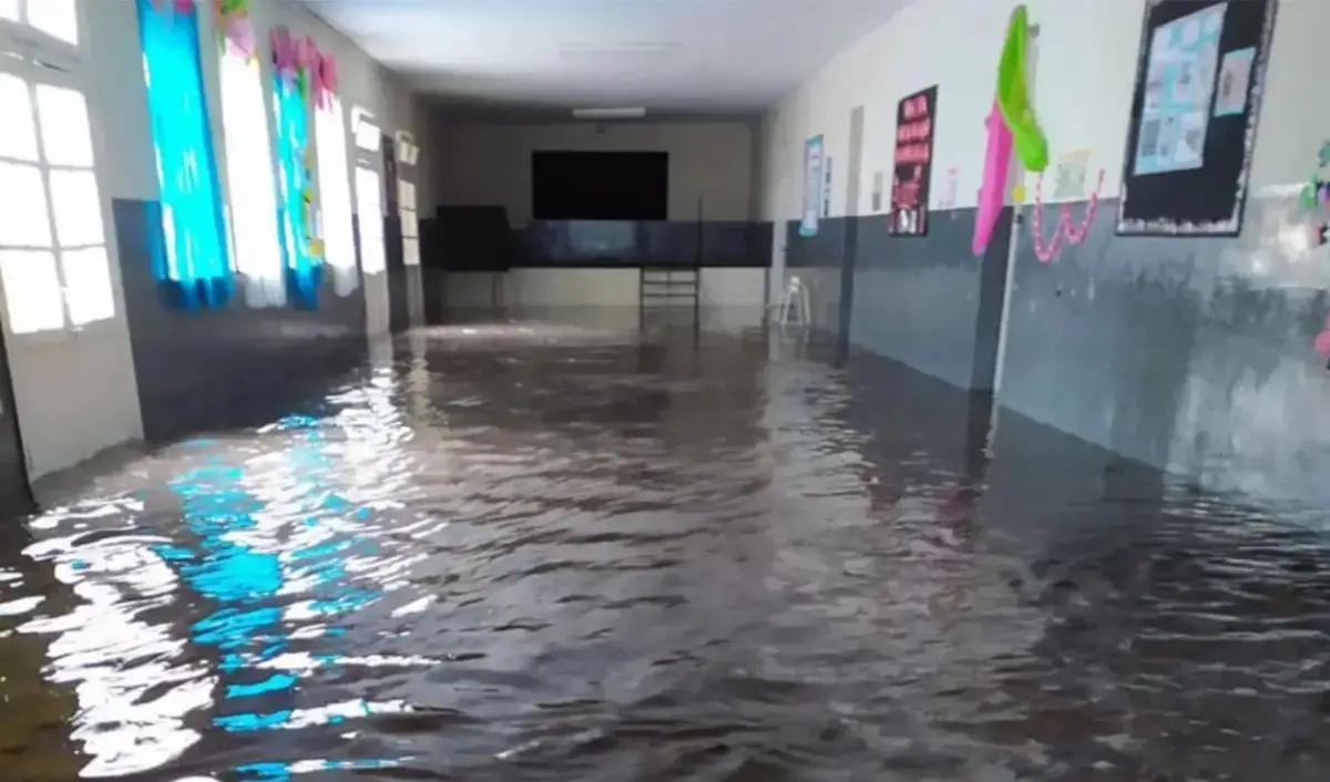 SITUACIÓN CRÍTICA. En algunas escuelas no podrán volver a clases.