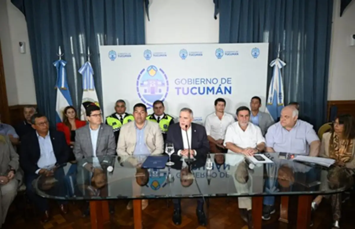 El Gobernador encabezó una conferencia de prensa. COMUNICACIÓN PÚBLICA