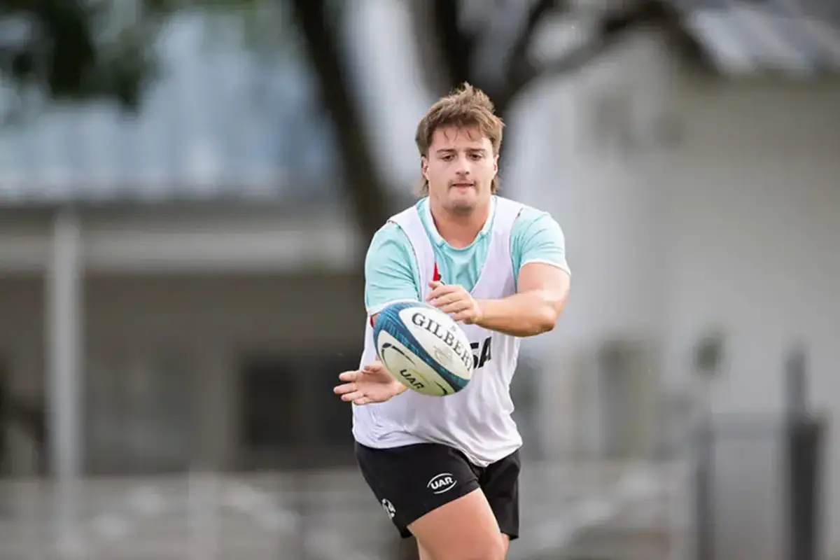 Joaquín Poliche ya sumó sus primeros minutos con la Primera de Tucumán Rugby.