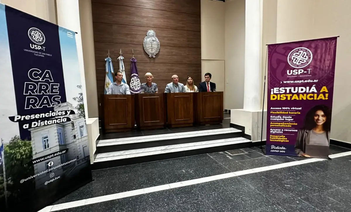 LANZAMIENTO. La Universidad San Pablo-T presentó la carrera de Abogacía a distancia, que comenzará el 6 de abril.
