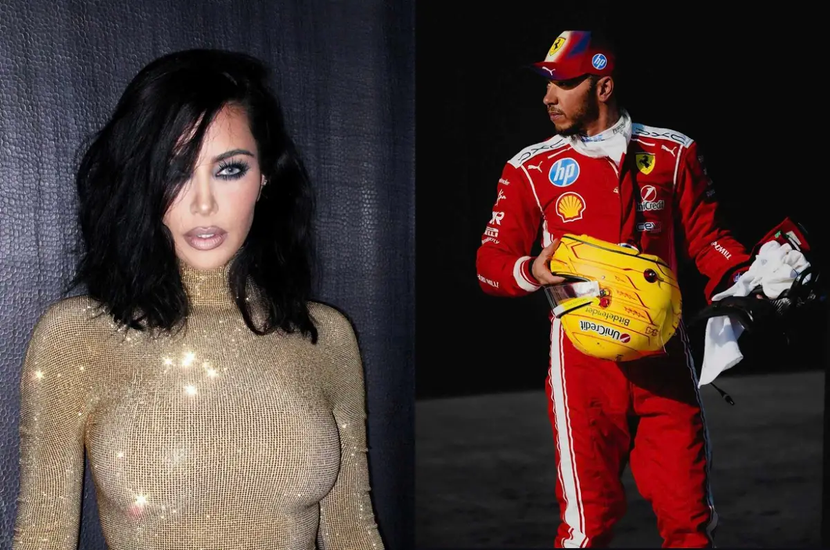 Kim Kardashian llegó a la F1: el explícito comentario que le hizo Lewis Hamilton