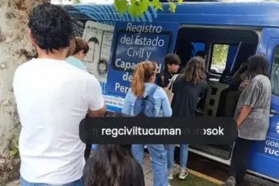 Inundaciones en Tucumán: el Registro Civil restituye DNI y actas gratis a damnificados de La Madrid